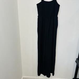 Black XL Pants Jumpsuit With Pockets